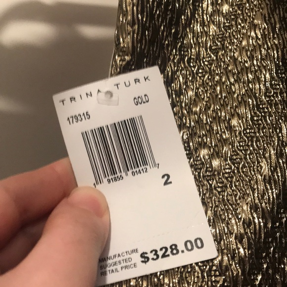 NWT Gold Dress by Trina Turk - Picture 4 of 4